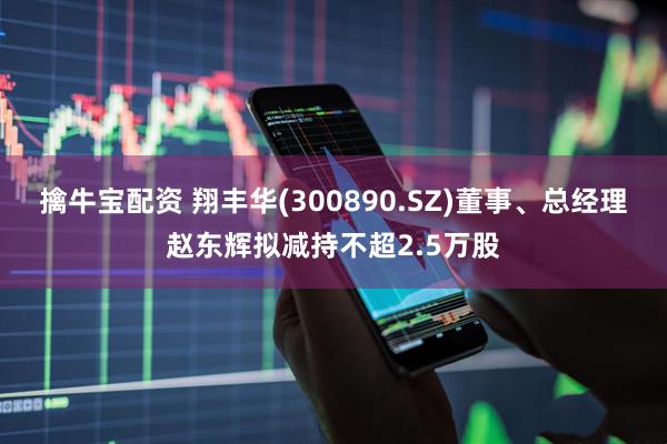 擒牛宝配资 翔丰华(300890.SZ)董事、总经理赵东辉拟减持不超2.5万股
